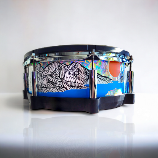 Mountain Lake Drum Wrap - Day