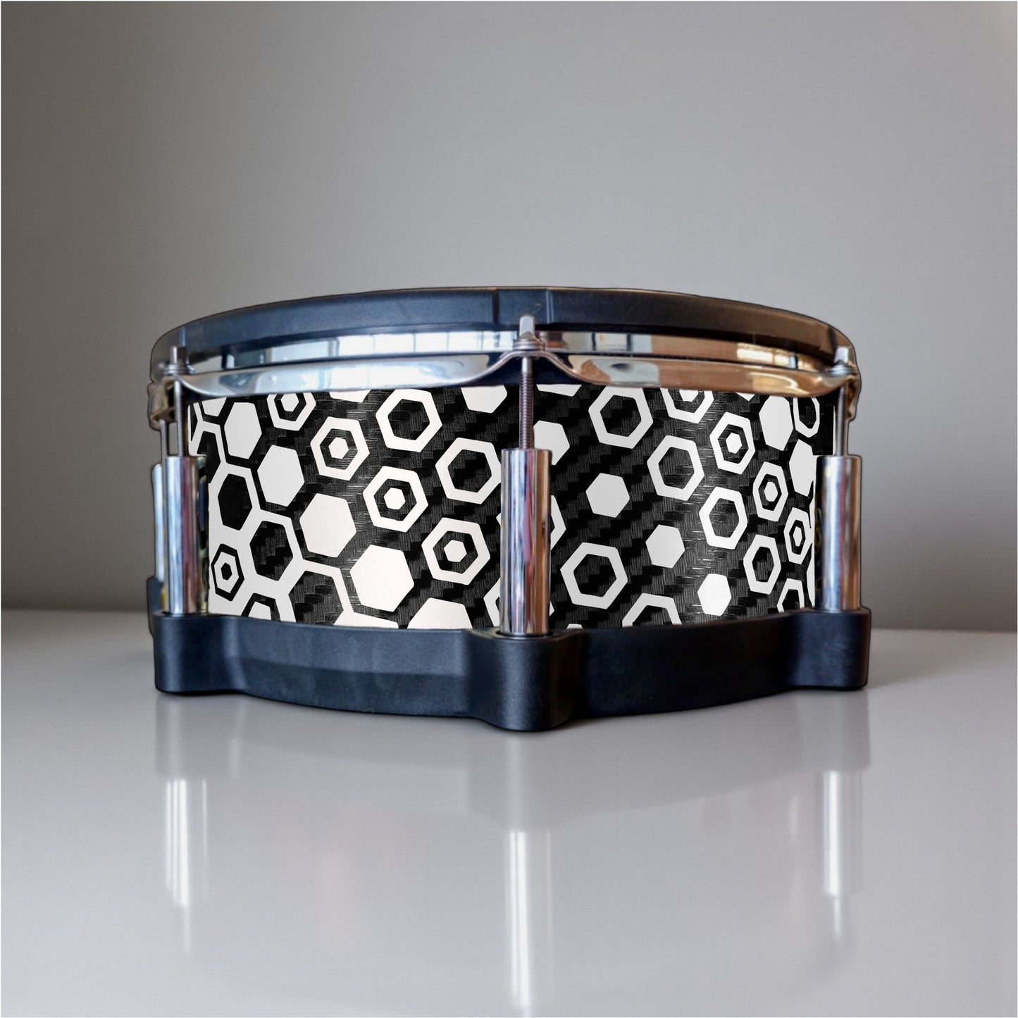 Hexagonal Fade Drum Wrap
