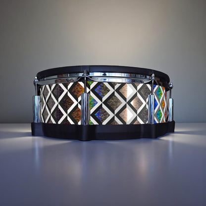 3D Tile Drum Wrap (Black Base)