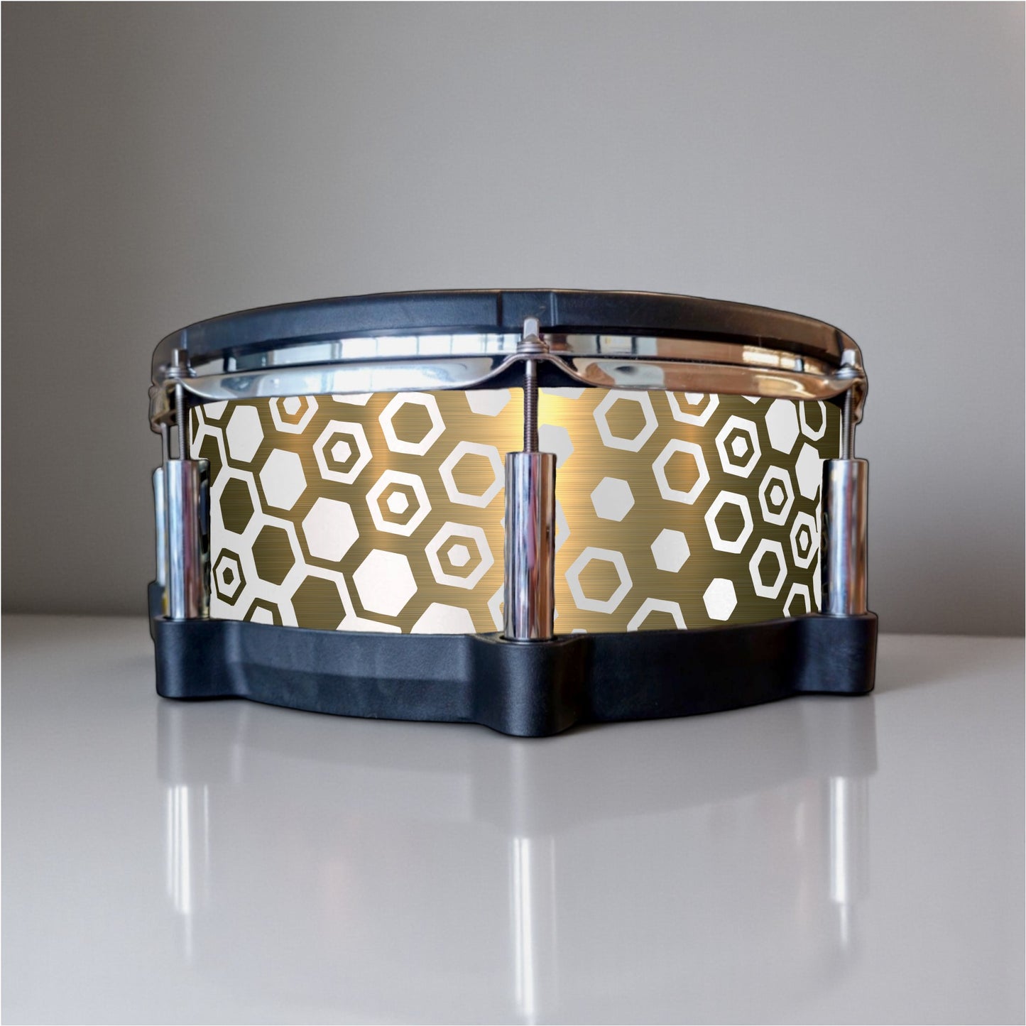 Hexagonal Fade Drum Wrap