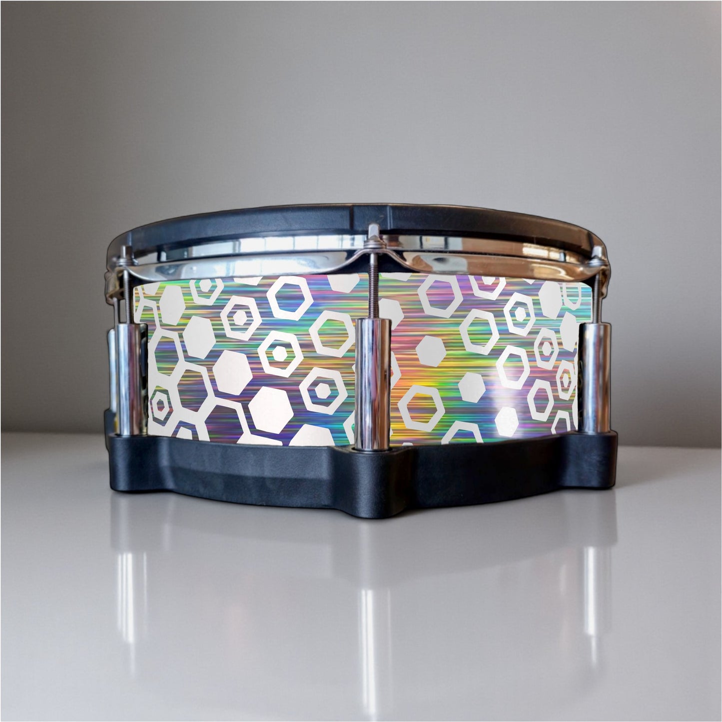 Hexagonal Fade Drum Wrap