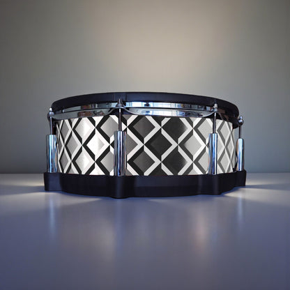 3D Tile Drum Wrap (Black Base)