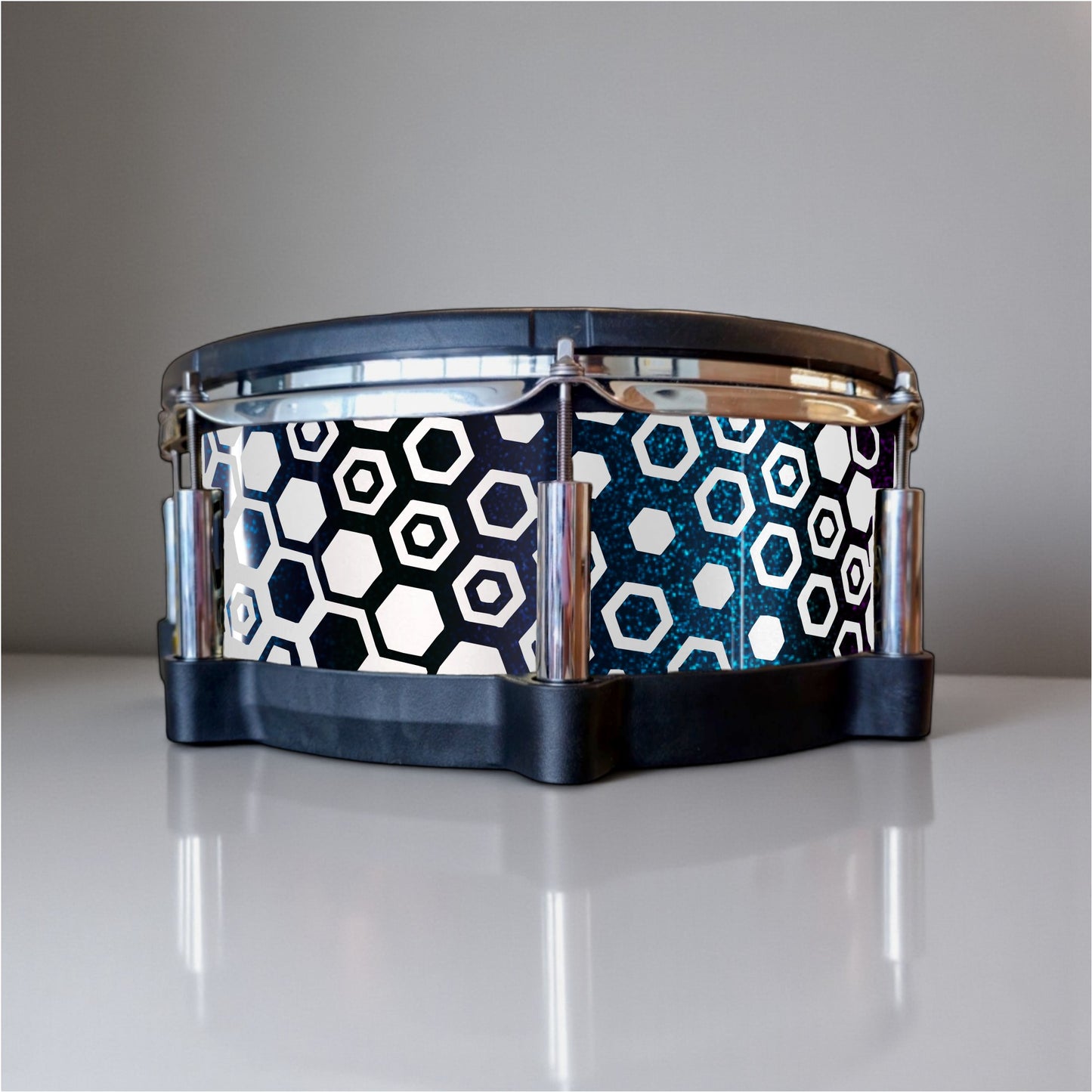 Hexagonal Fade Drum Wrap