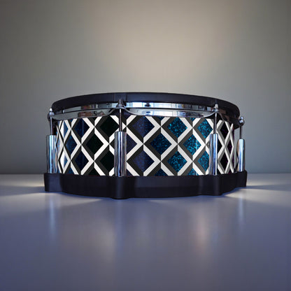 3D Tile Drum Wrap (Black Base)