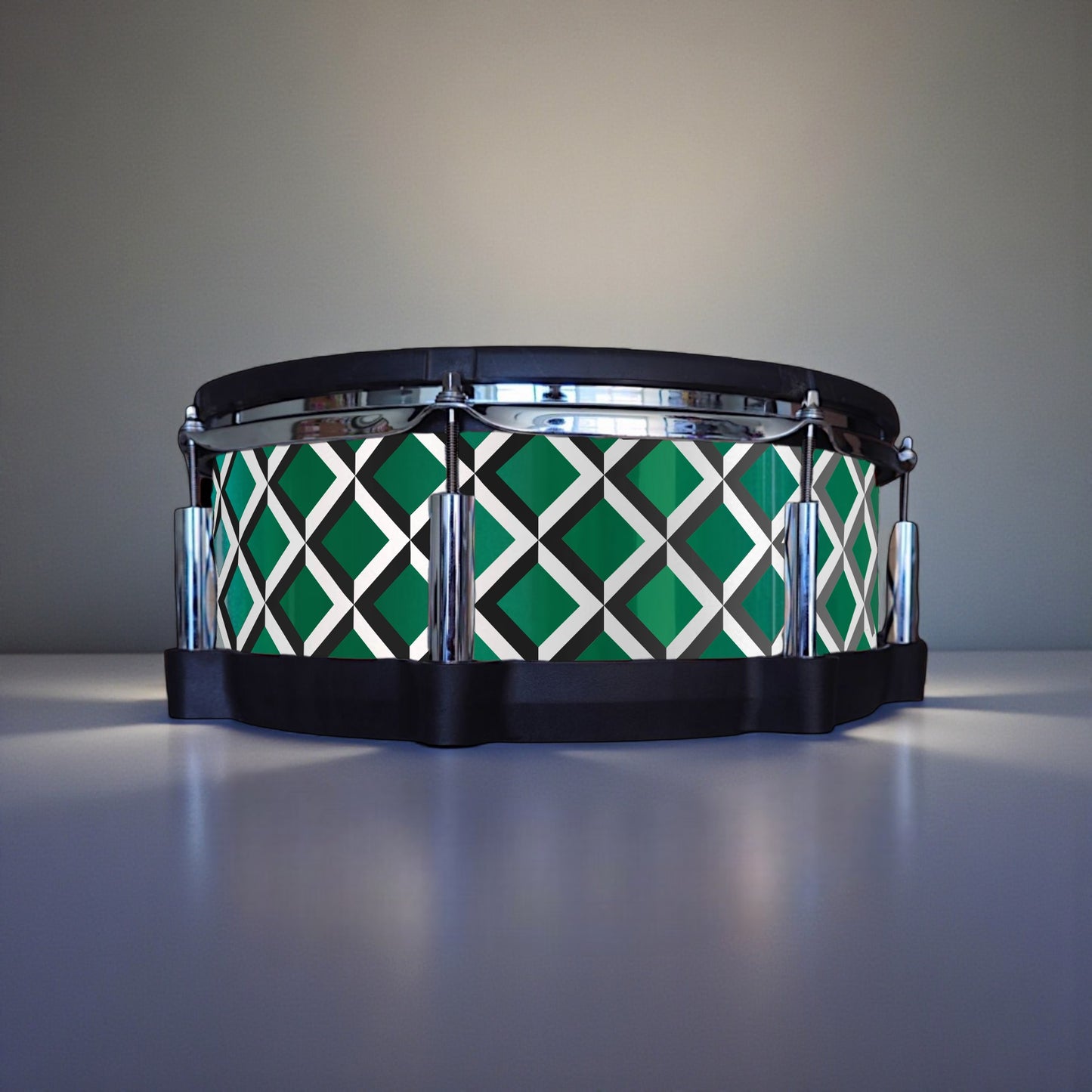 3D Tile Drum Wrap (Black Base)