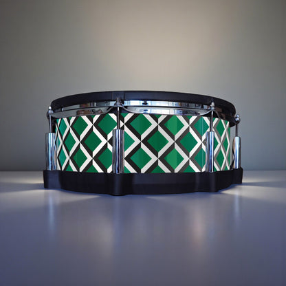 3D Tile Drum Wrap (Black Base)