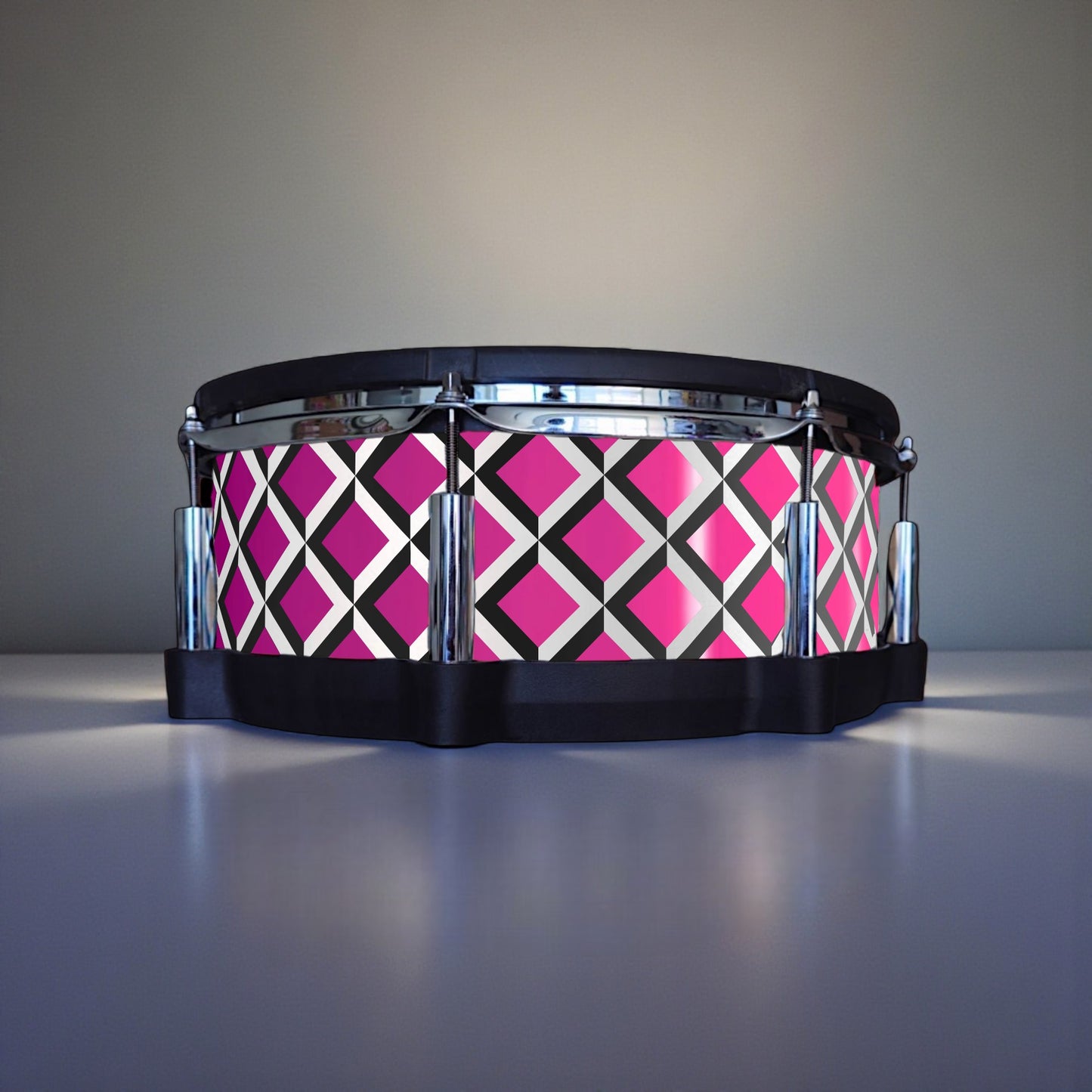 3D Tile Drum Wrap (Black Base)