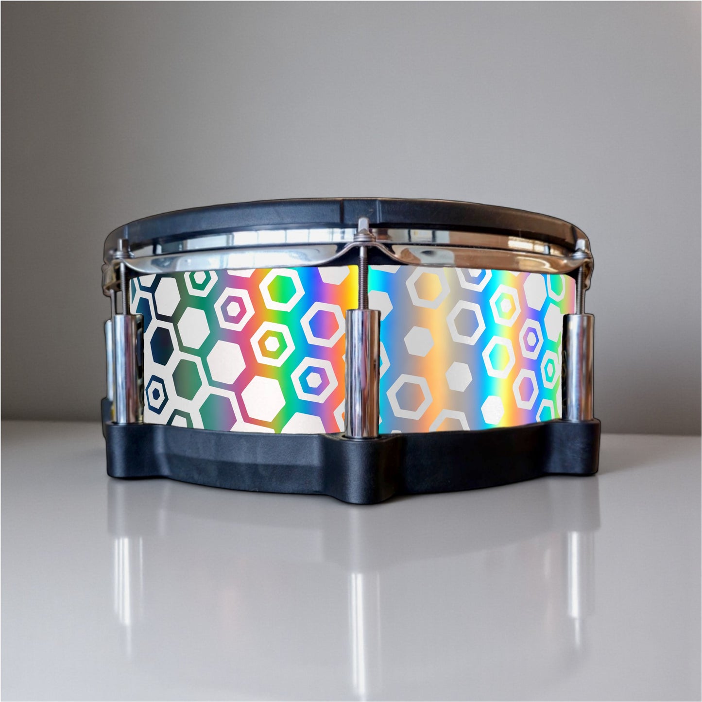 Hexagonal Fade Drum Wrap