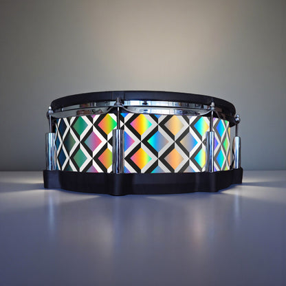3D Tile Drum Wrap (Black Base)