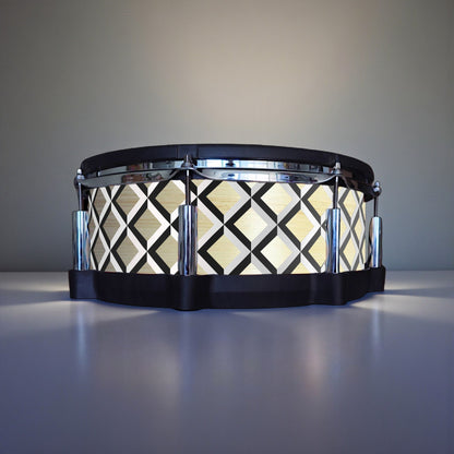 3D Tile Drum Wrap (Black Base)