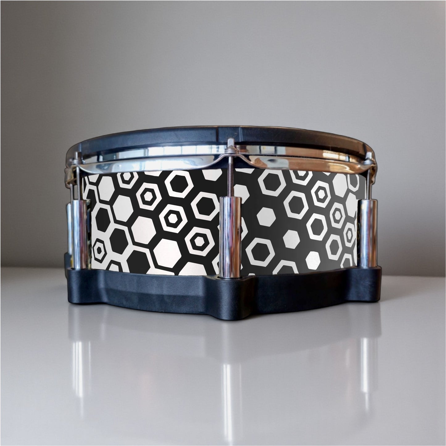 Hexagonal Fade Drum Wrap