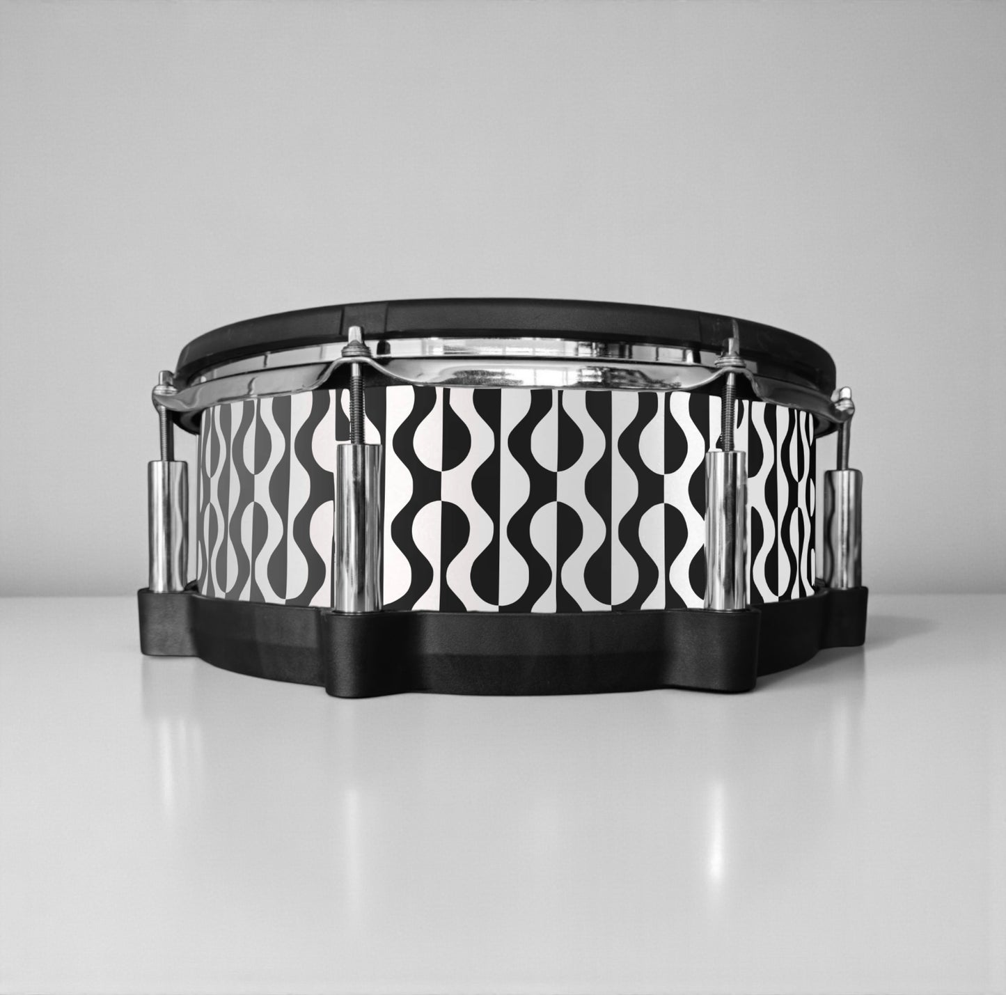 Negative Circles Drum Wrap