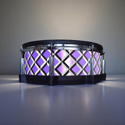 3D Tile Drum Wrap (Black Base)