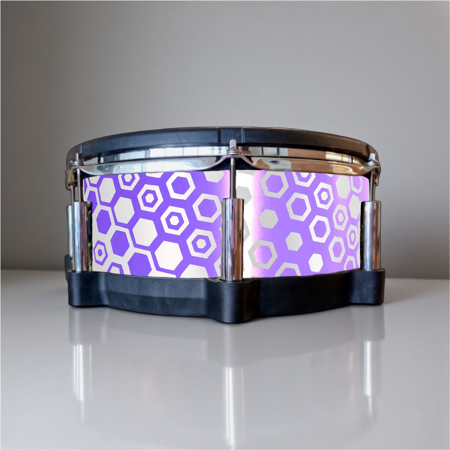 Hexagonal Fade Drum Wrap