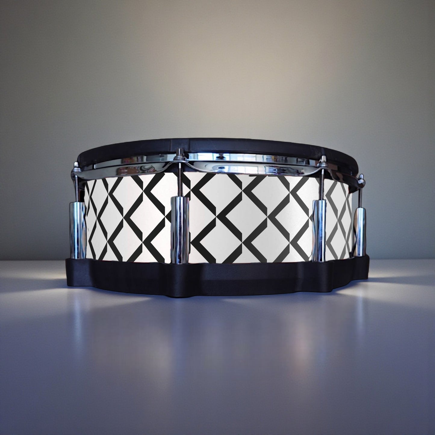 3D Tile Drum Wrap (Black Base)