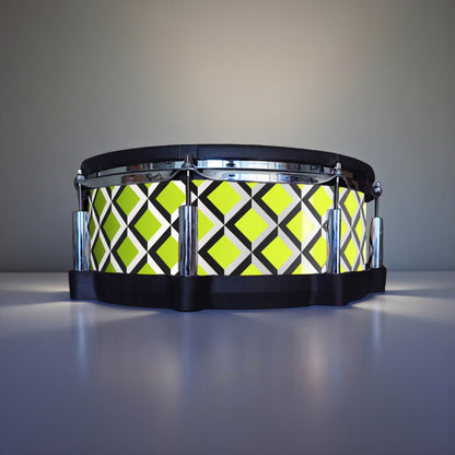 3D Tile Drum Wrap (Black Base)