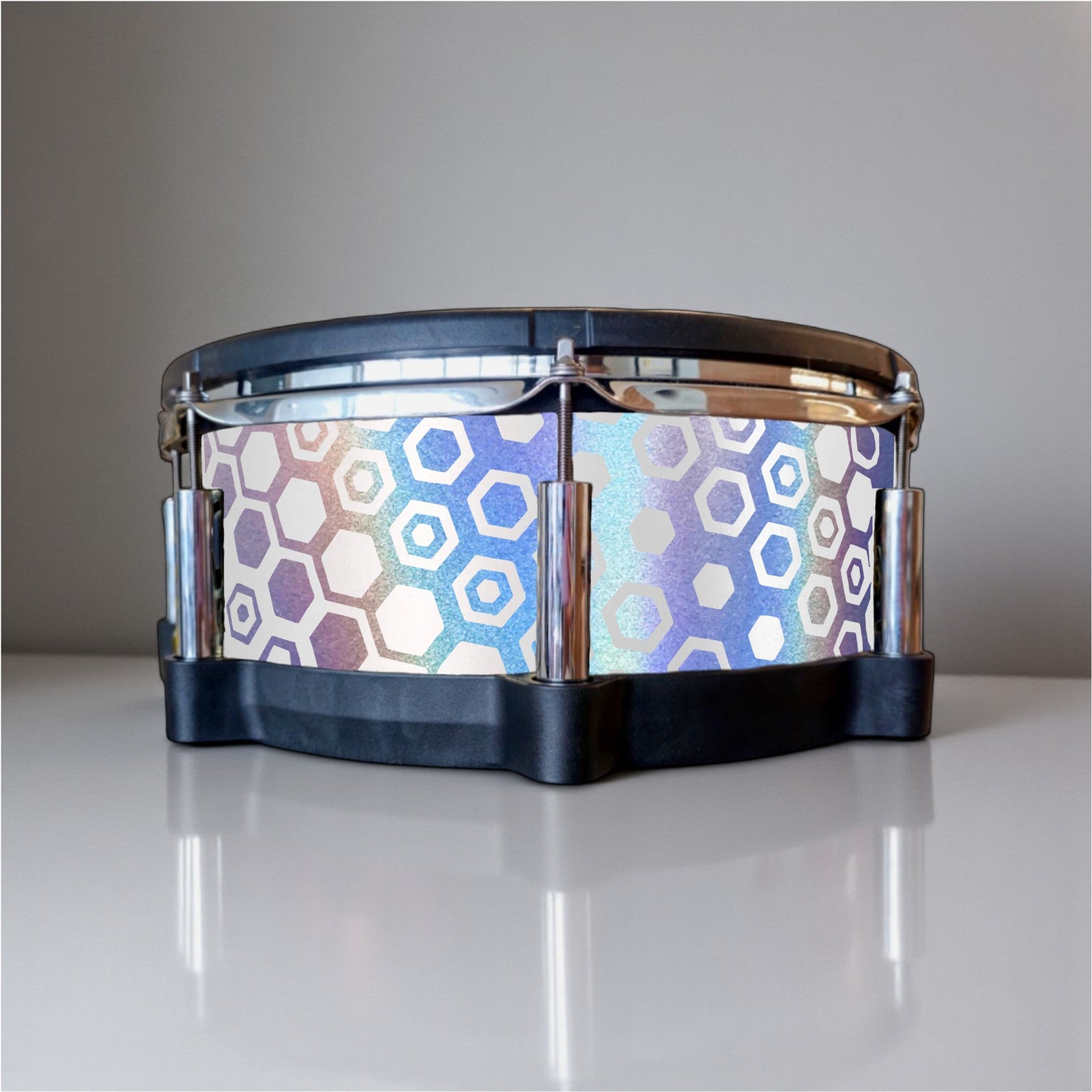 Hexagonal Fade Drum Wrap