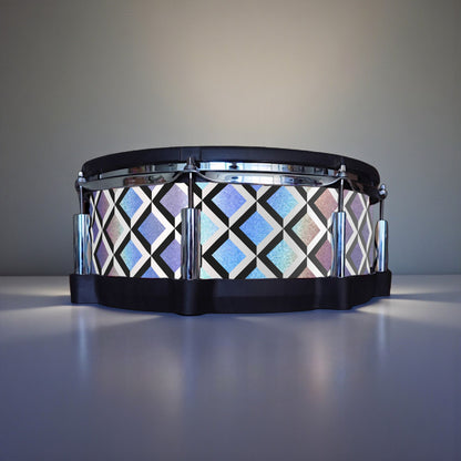 3D Tile Drum Wrap (Black Base)