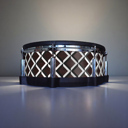 3D Tile Drum Wrap (Black Base)