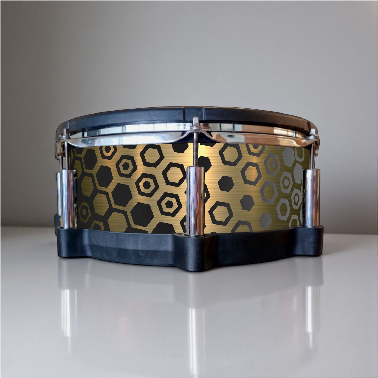 Hexagonal Fade Drum Wrap