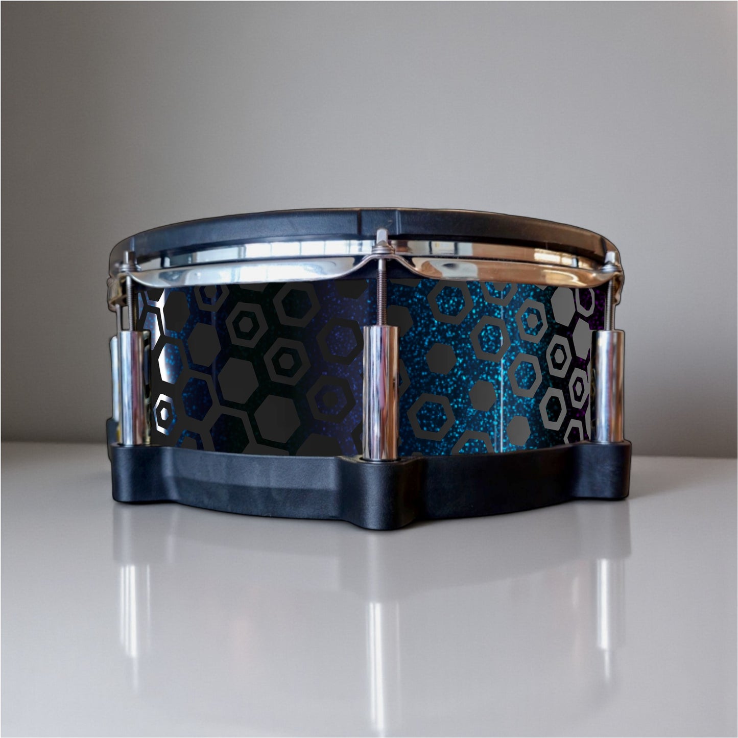 Hexagonal Fade Drum Wrap