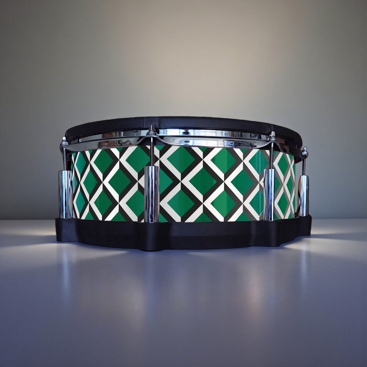 3D Tile Drum Wrap (White Base)