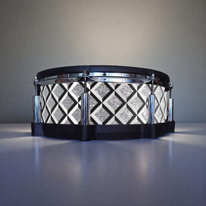 3D Tile Drum Wrap (White Base)