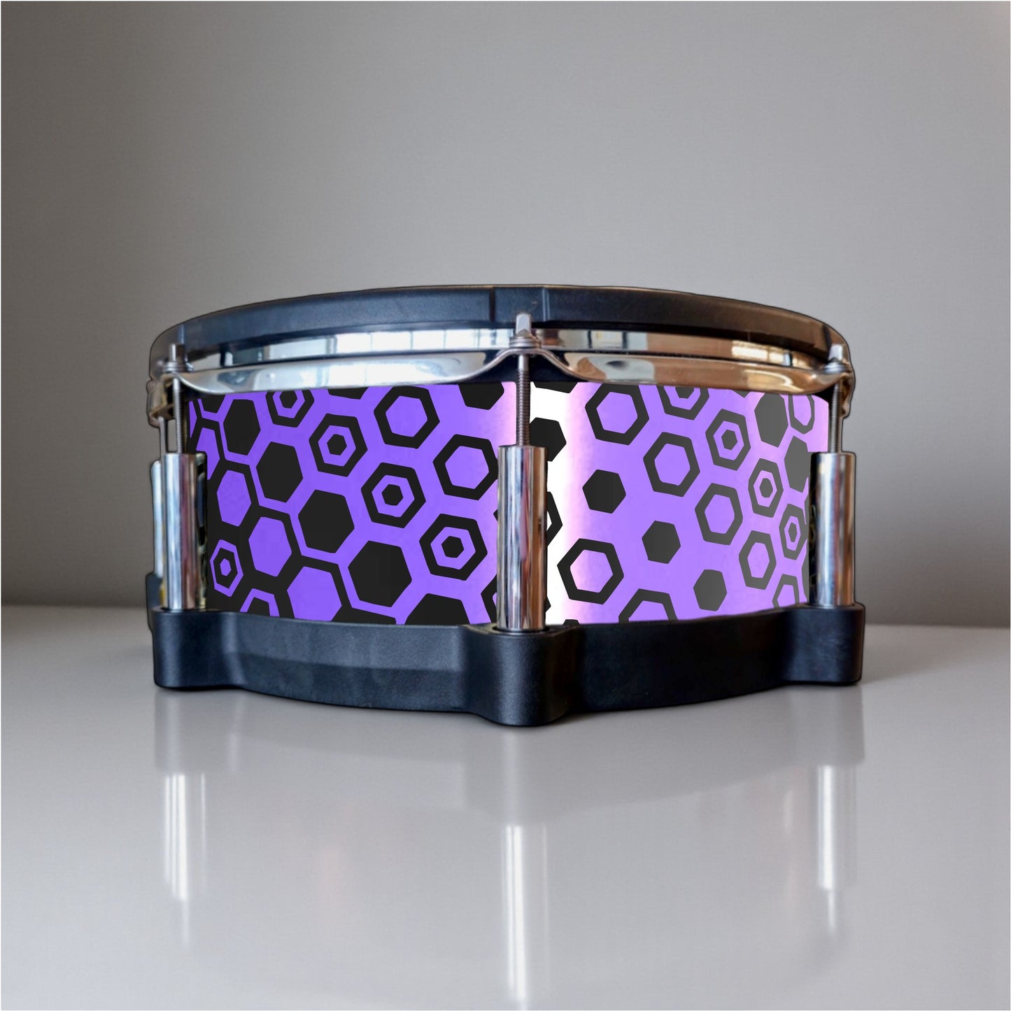 Hexagonal Fade Drum Wrap