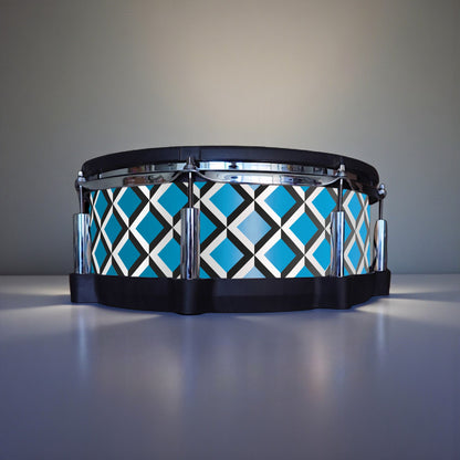 3D Tile Drum Wrap (White Base)