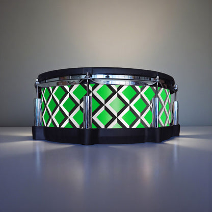 3D Tile Drum Wrap (White Base)