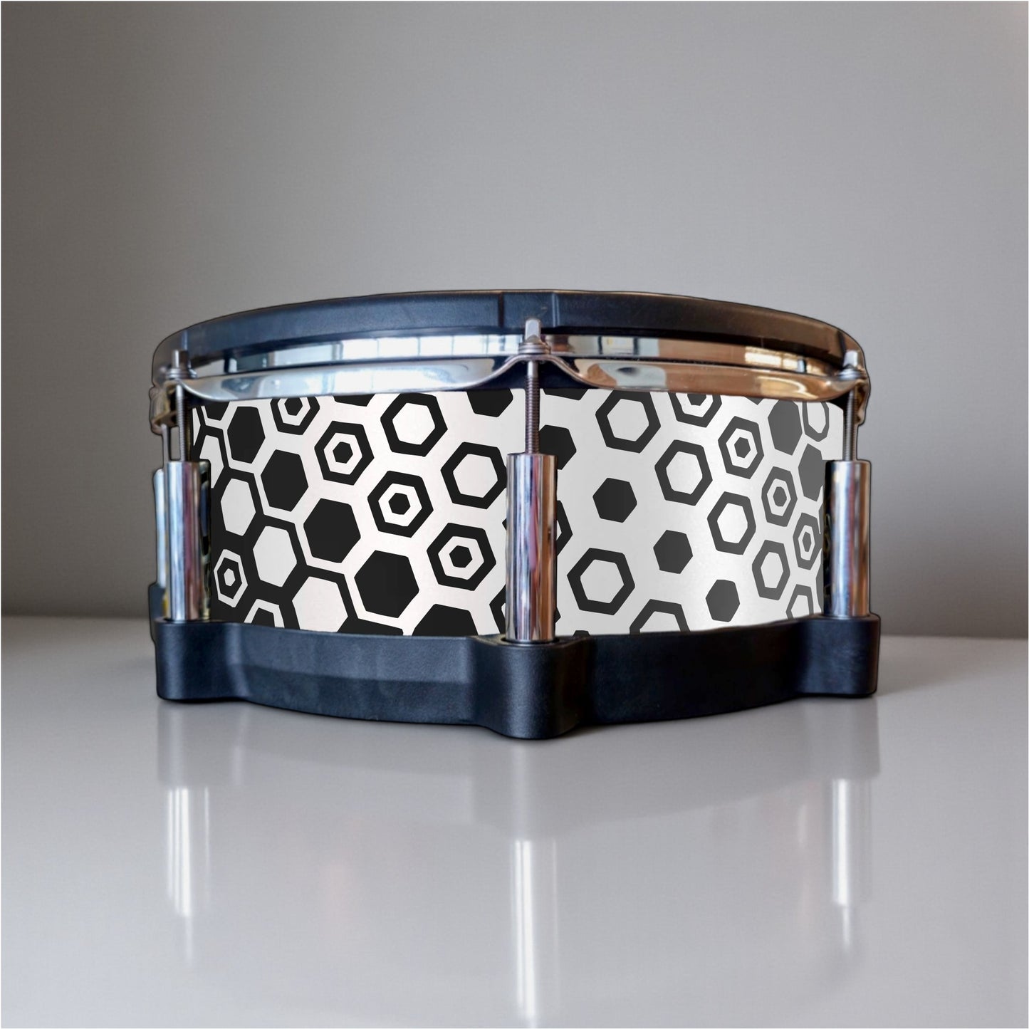 Hexagonal Fade Drum Wrap