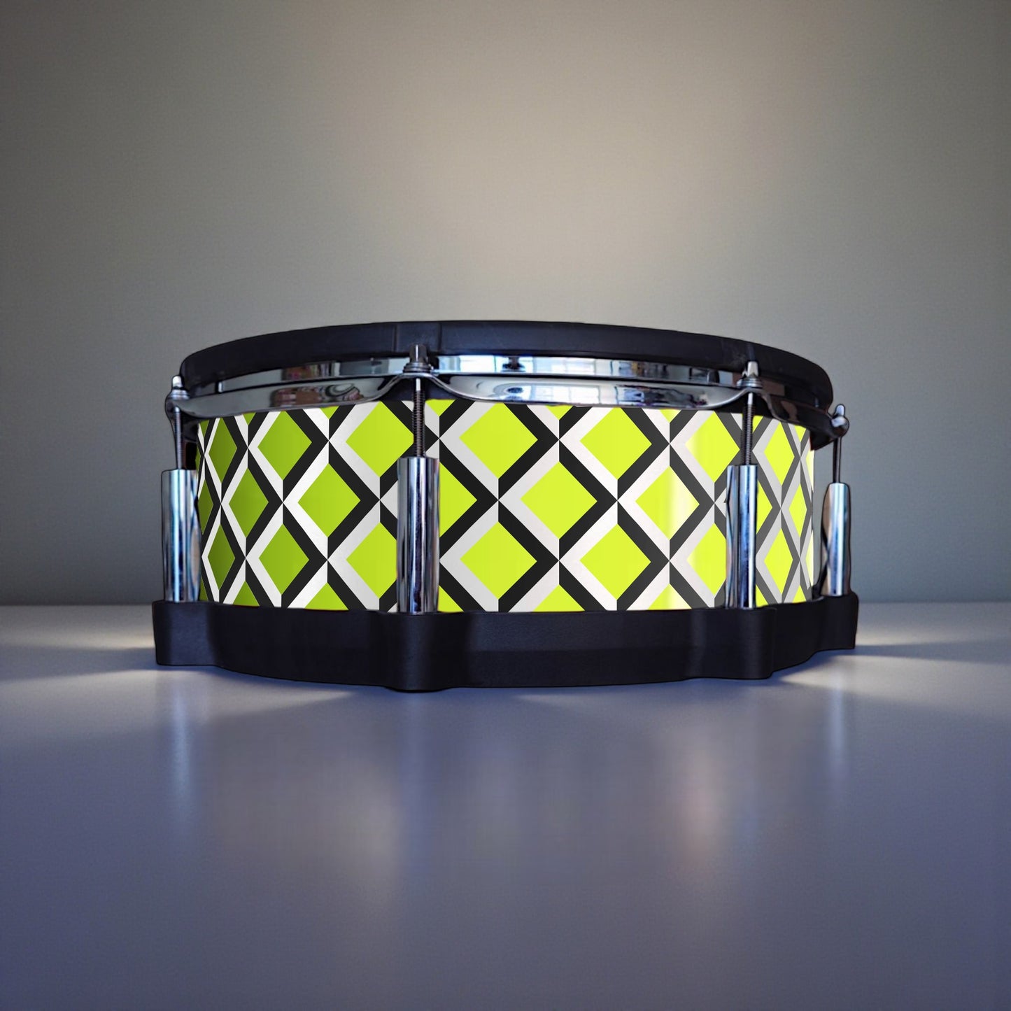 3D Tile Drum Wrap (White Base)