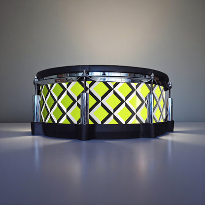 3D Tile Drum Wrap (White Base)