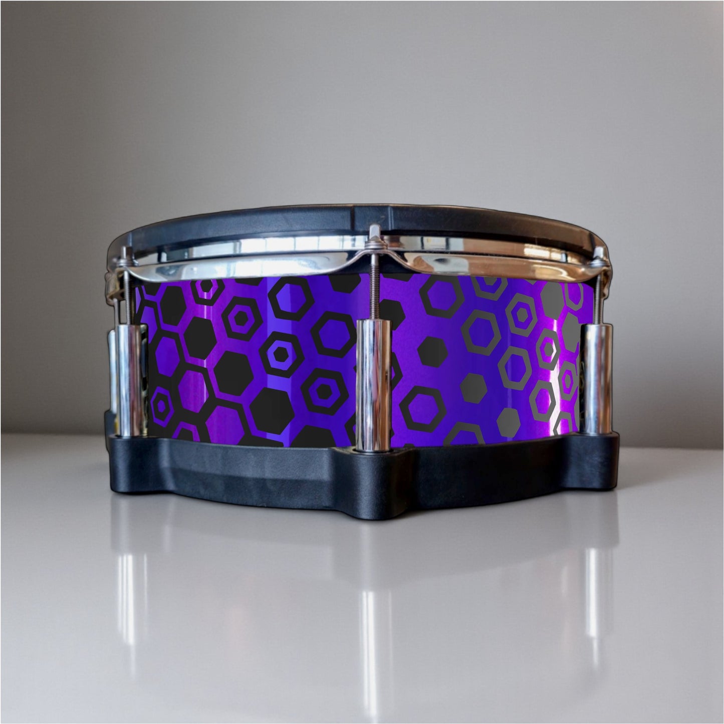 Hexagonal Fade Drum Wrap