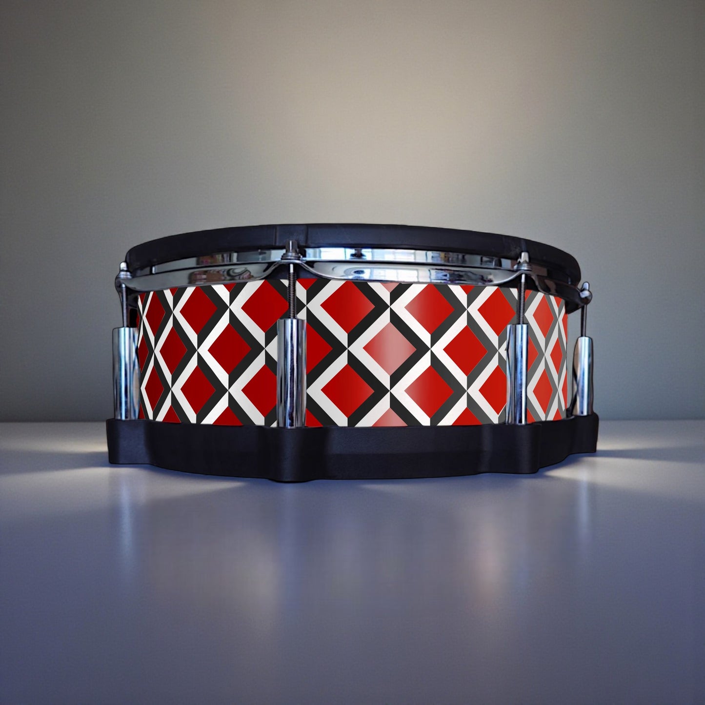 3D Tile Drum Wrap (White Base)