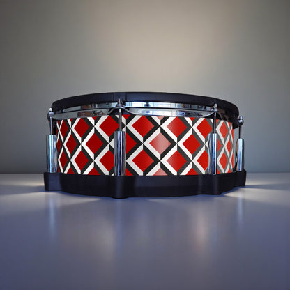 3D Tile Drum Wrap (White Base)