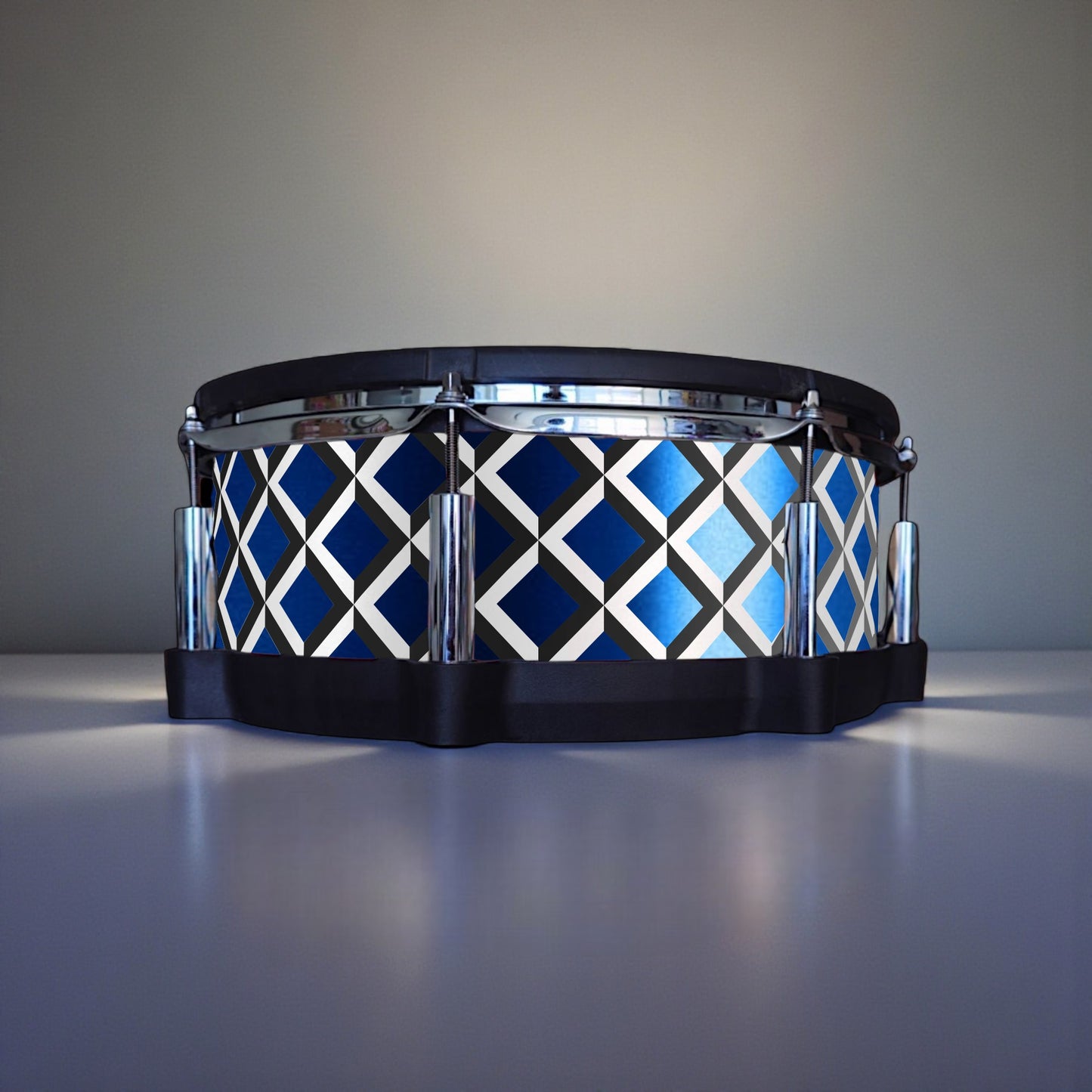 3D Tile Drum Wrap (White Base)