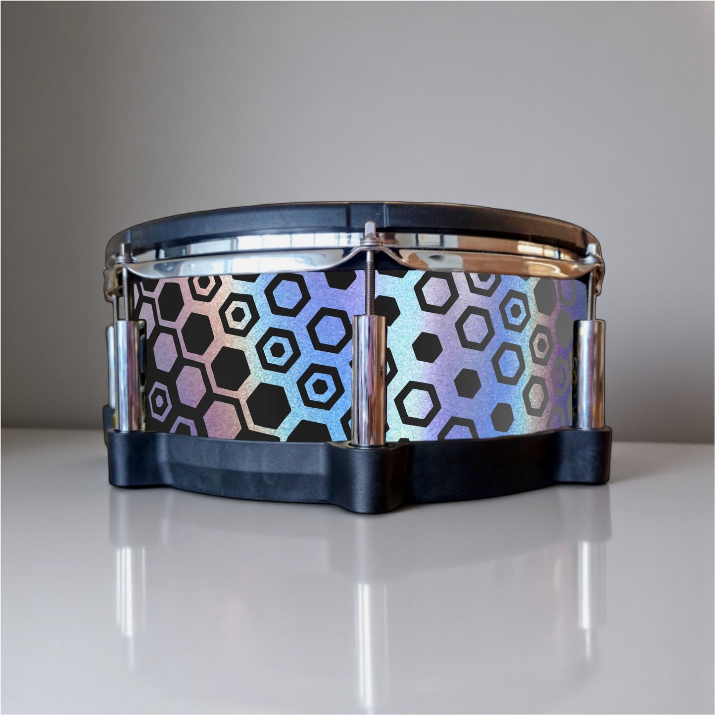 Hexagonal Fade Drum Wrap
