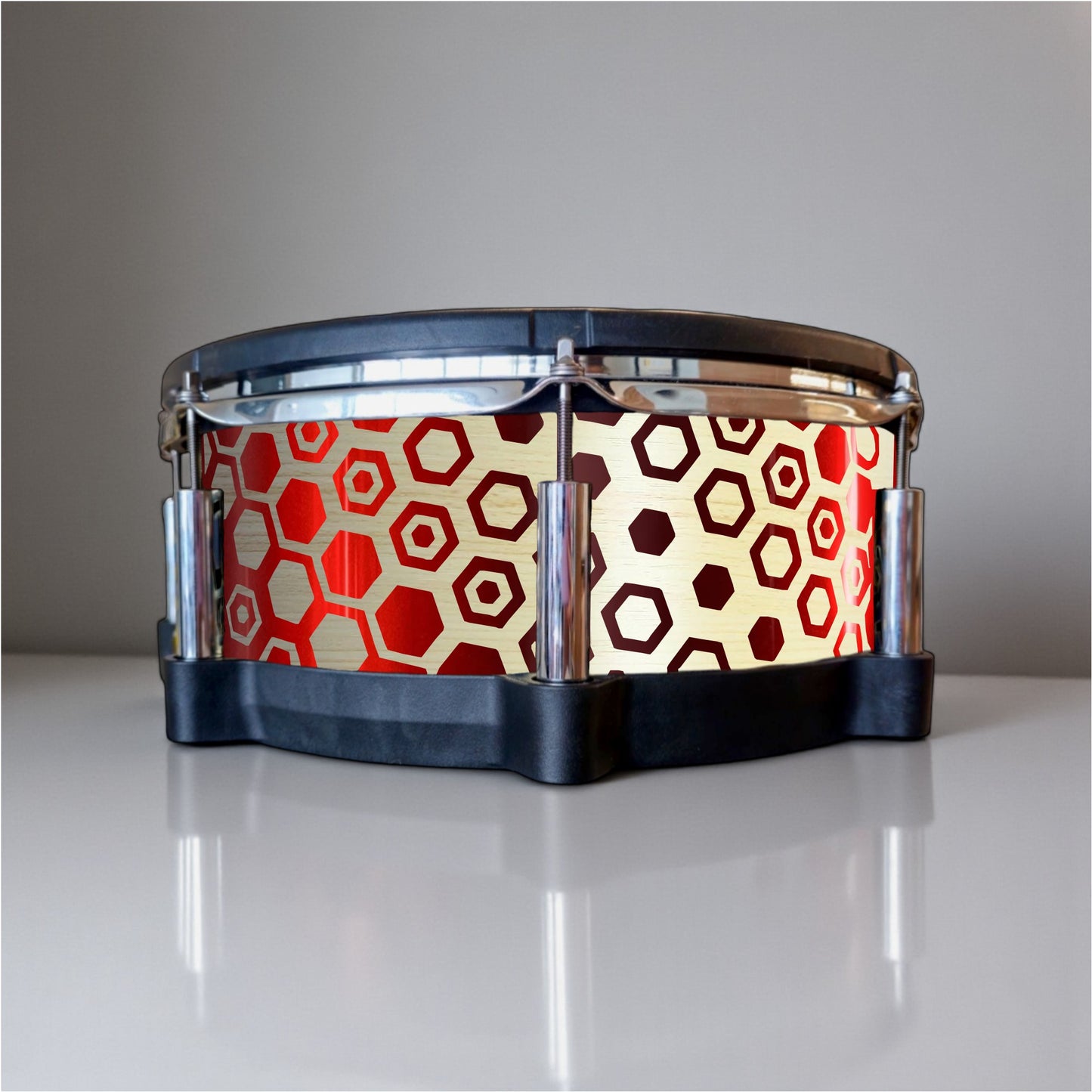 Hexagonal Fade Drum Wrap