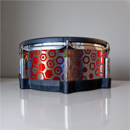 Hexagonal Fade Drum Wrap