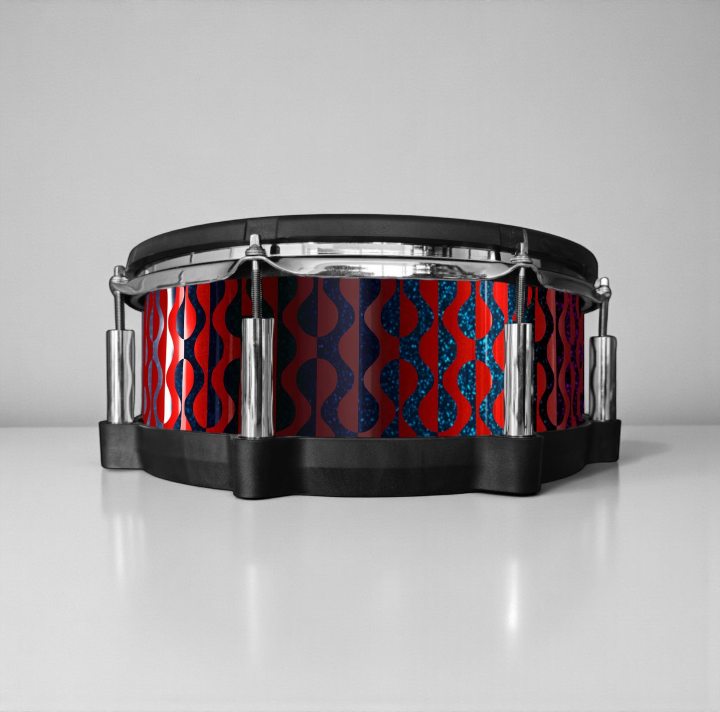 Negative Circles Drum Wrap