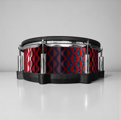 Negative Circles Drum Wrap