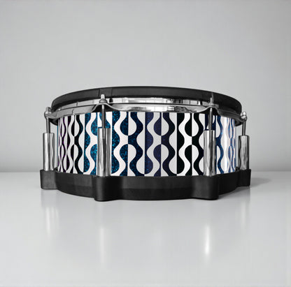 Negative Circles Drum Wrap