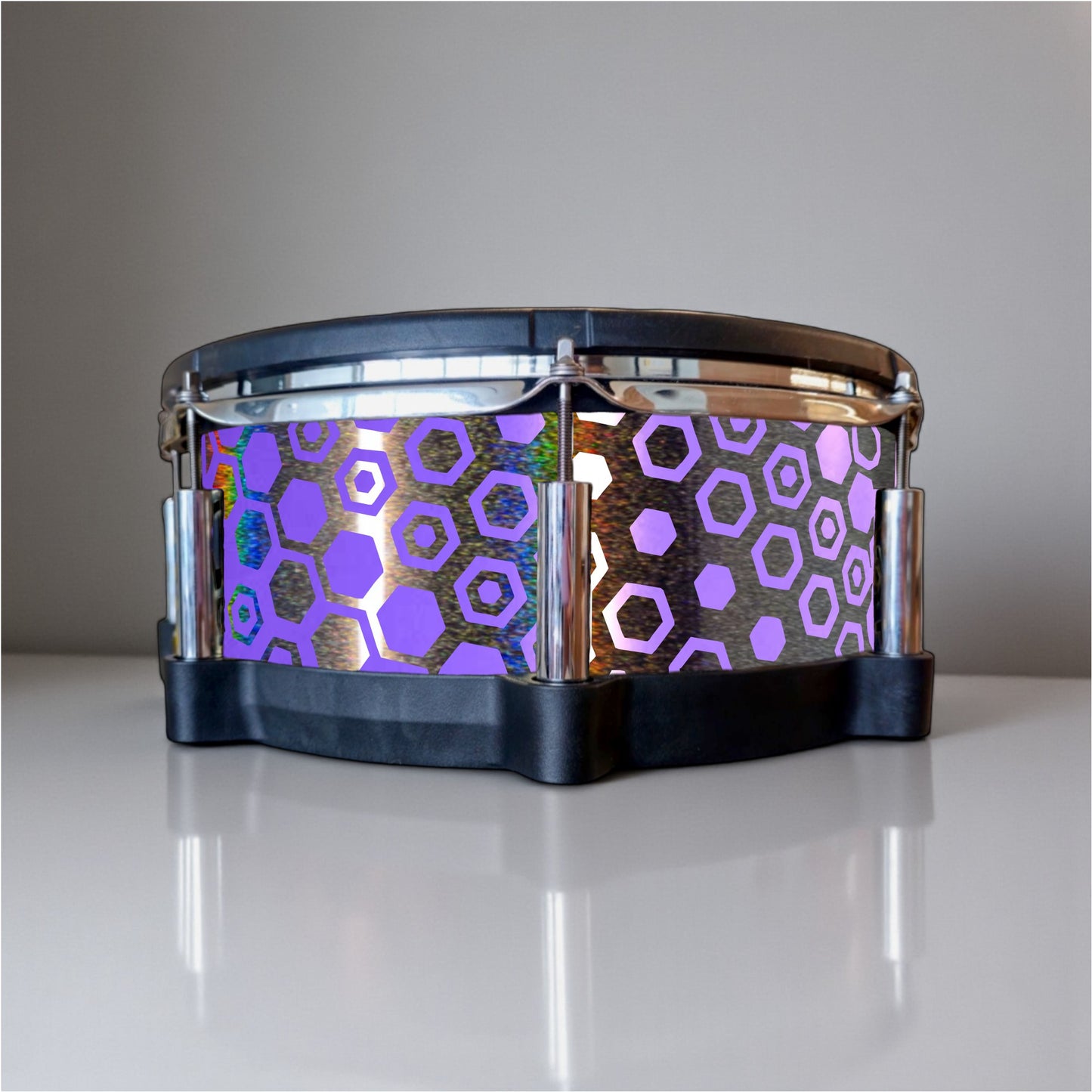 Hexagonal Fade Drum Wrap