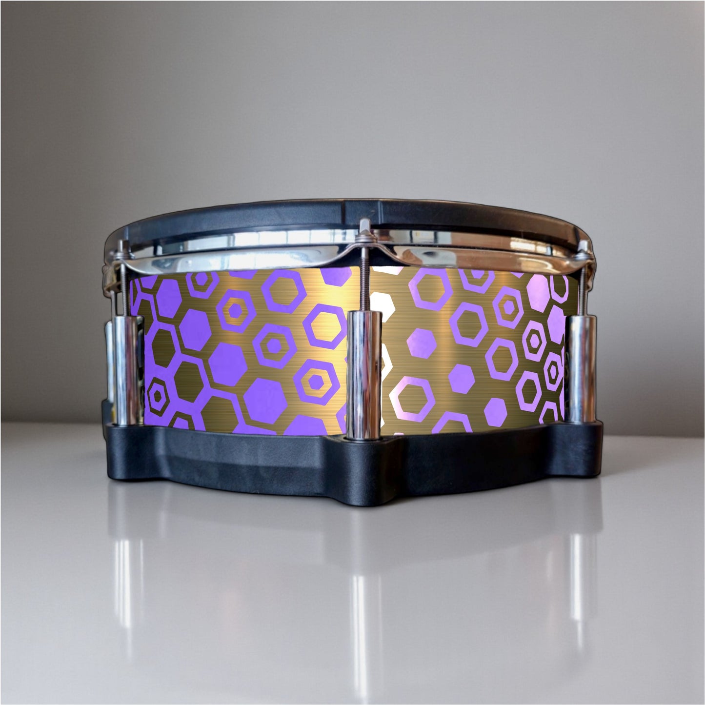Hexagonal Fade Drum Wrap