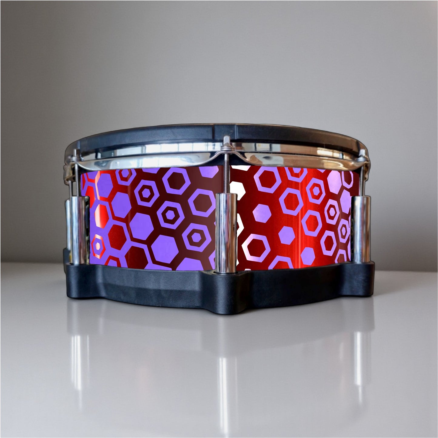 Hexagonal Fade Drum Wrap