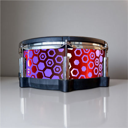 Hexagonal Fade Drum Wrap