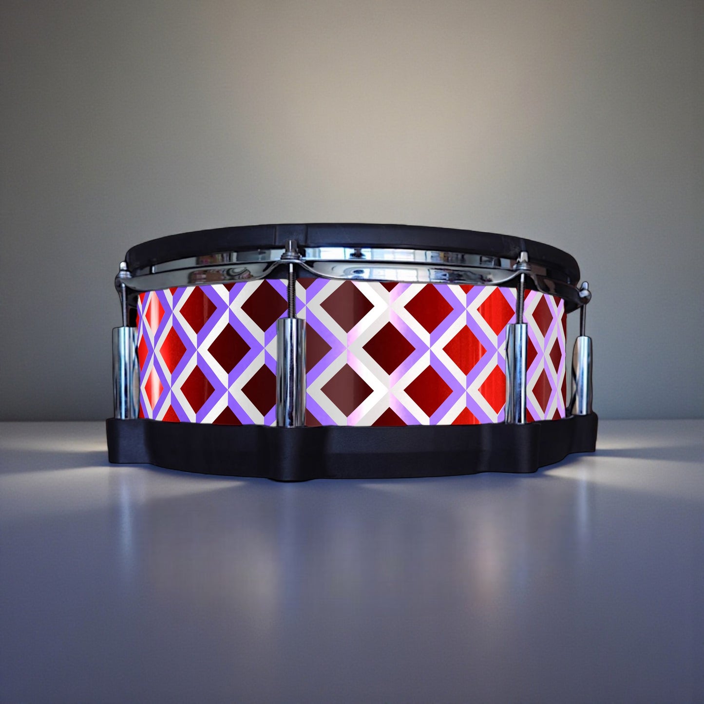 3D Tile Drum Wrap (White Base)