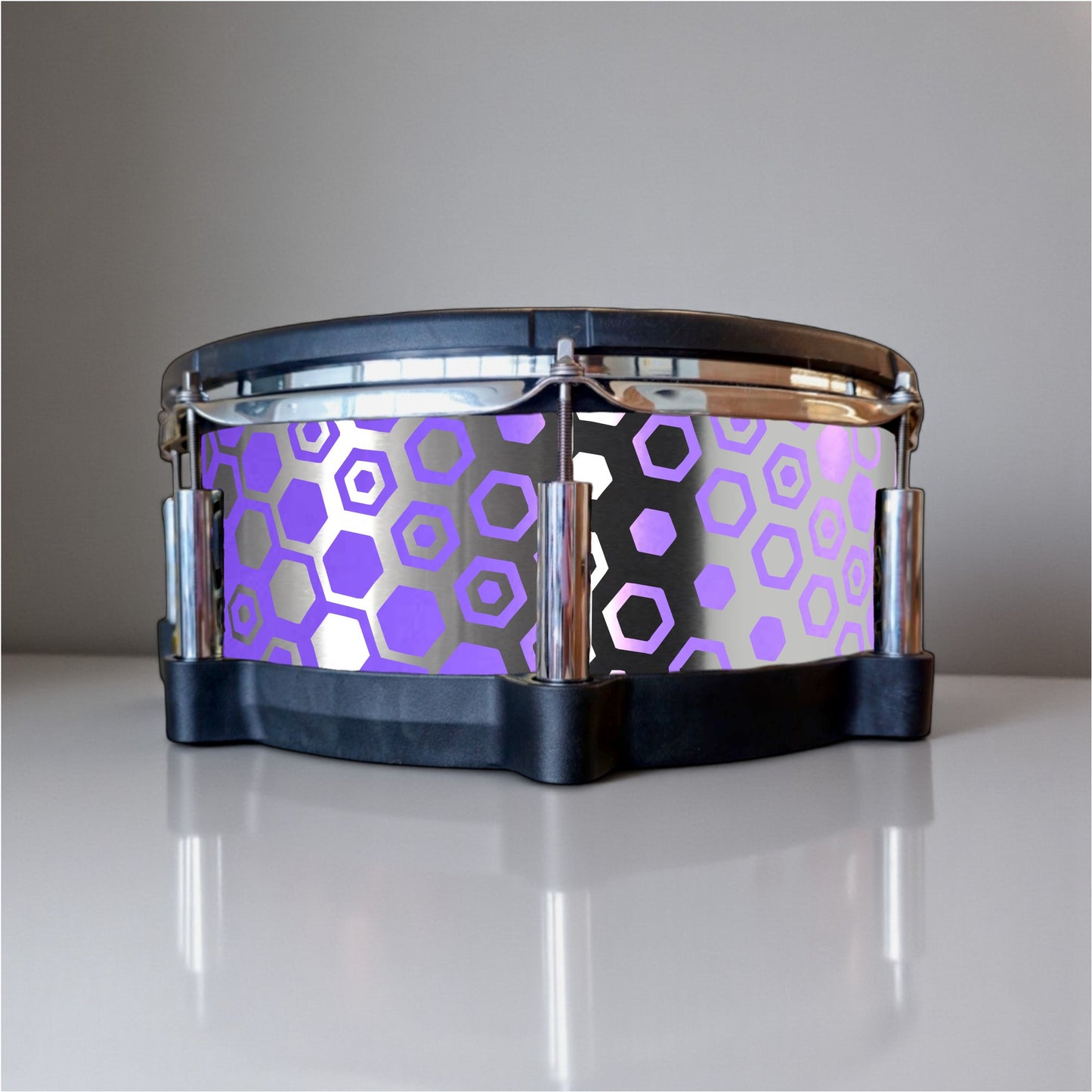 Hexagonal Fade Drum Wrap