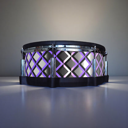 3D Tile Drum Wrap (Black Base)